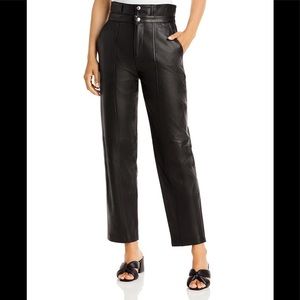 IRO black leather futari pant. Size FR 40/ US 8. New with tags
